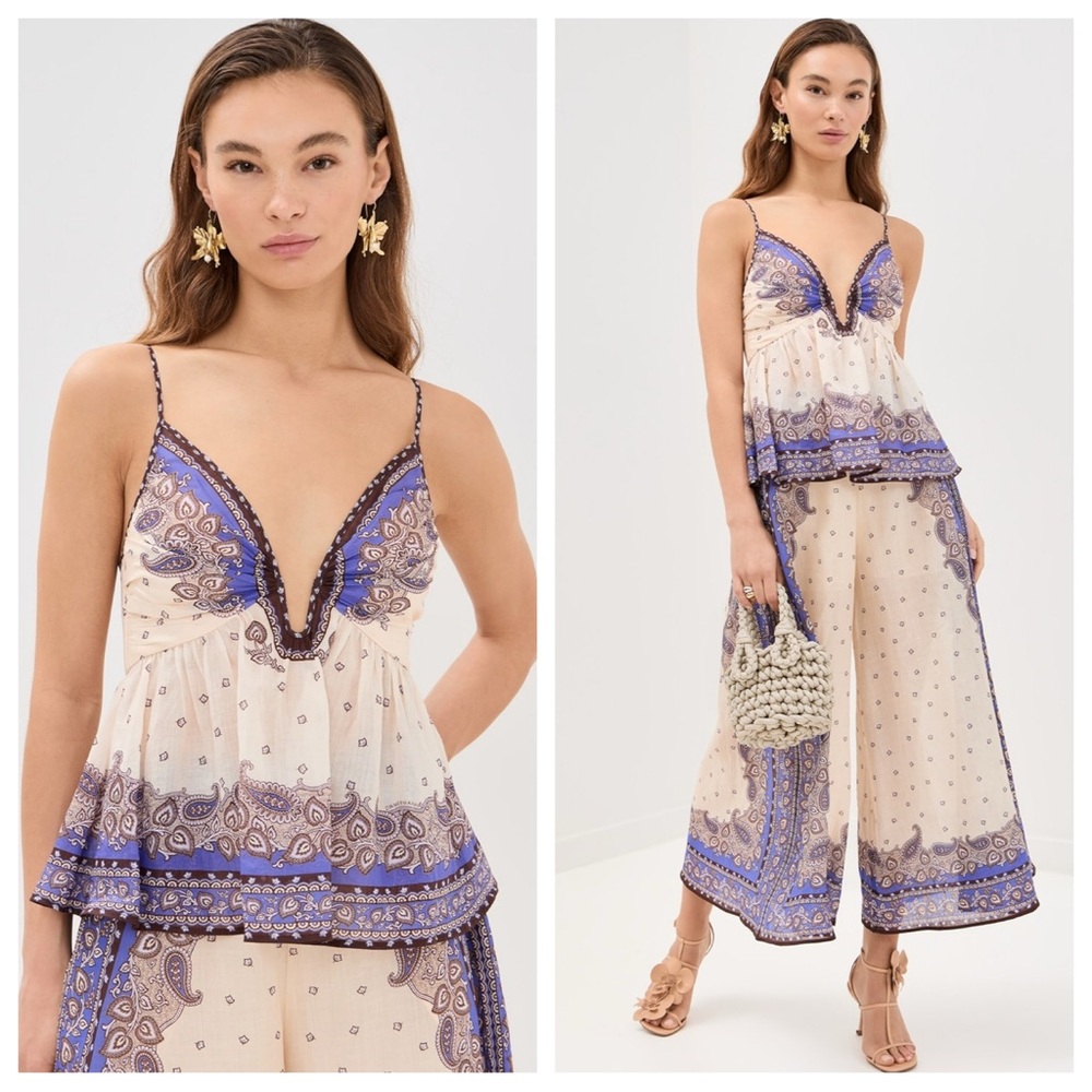 Zimmermann Maxine Plunge Cami Top